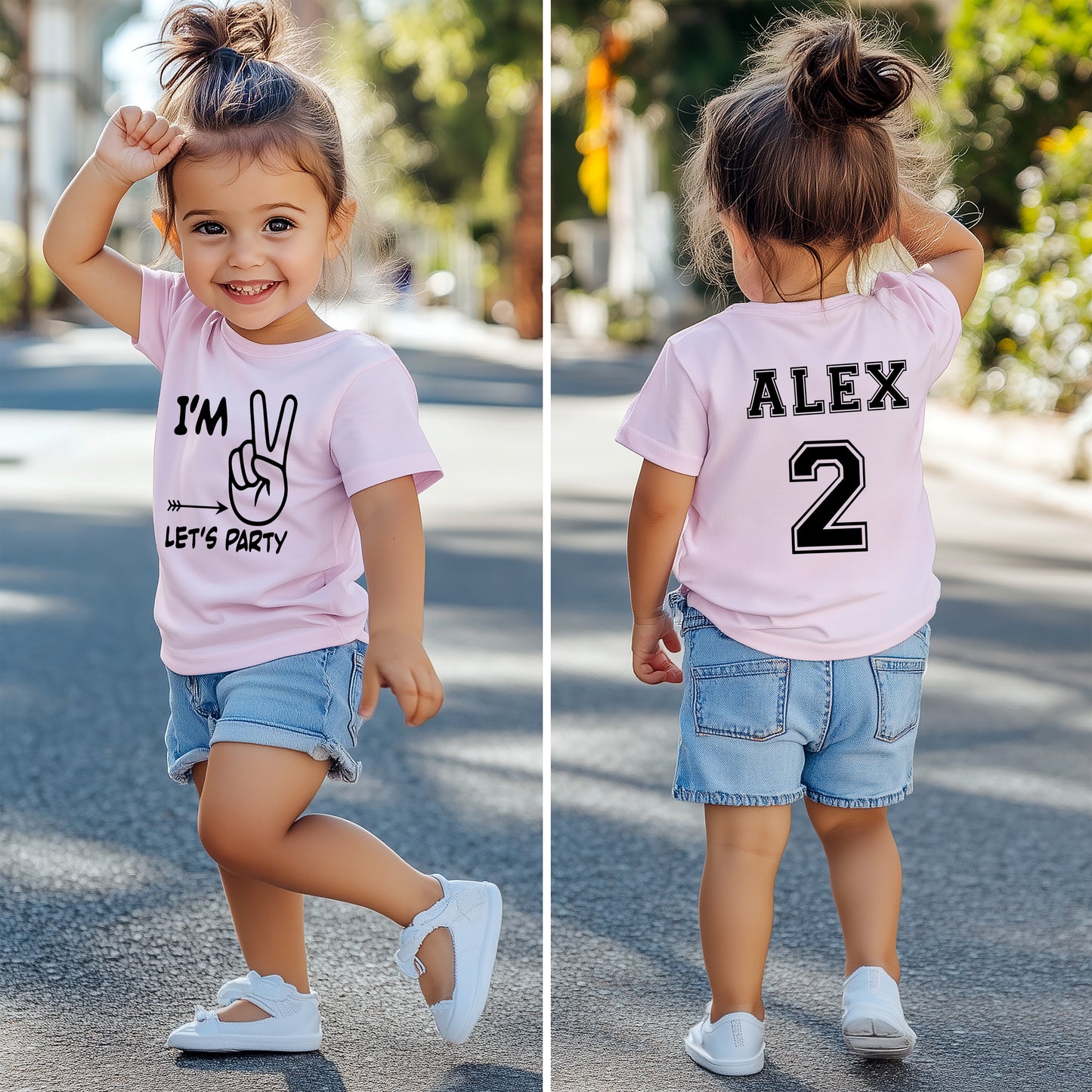 I'm Two Lets Party Pink, 2nd Birthday Shirt, Second Birthday Shirt, 2nd Birthday Shirt, Second Birthday, Second Birthday, Girls