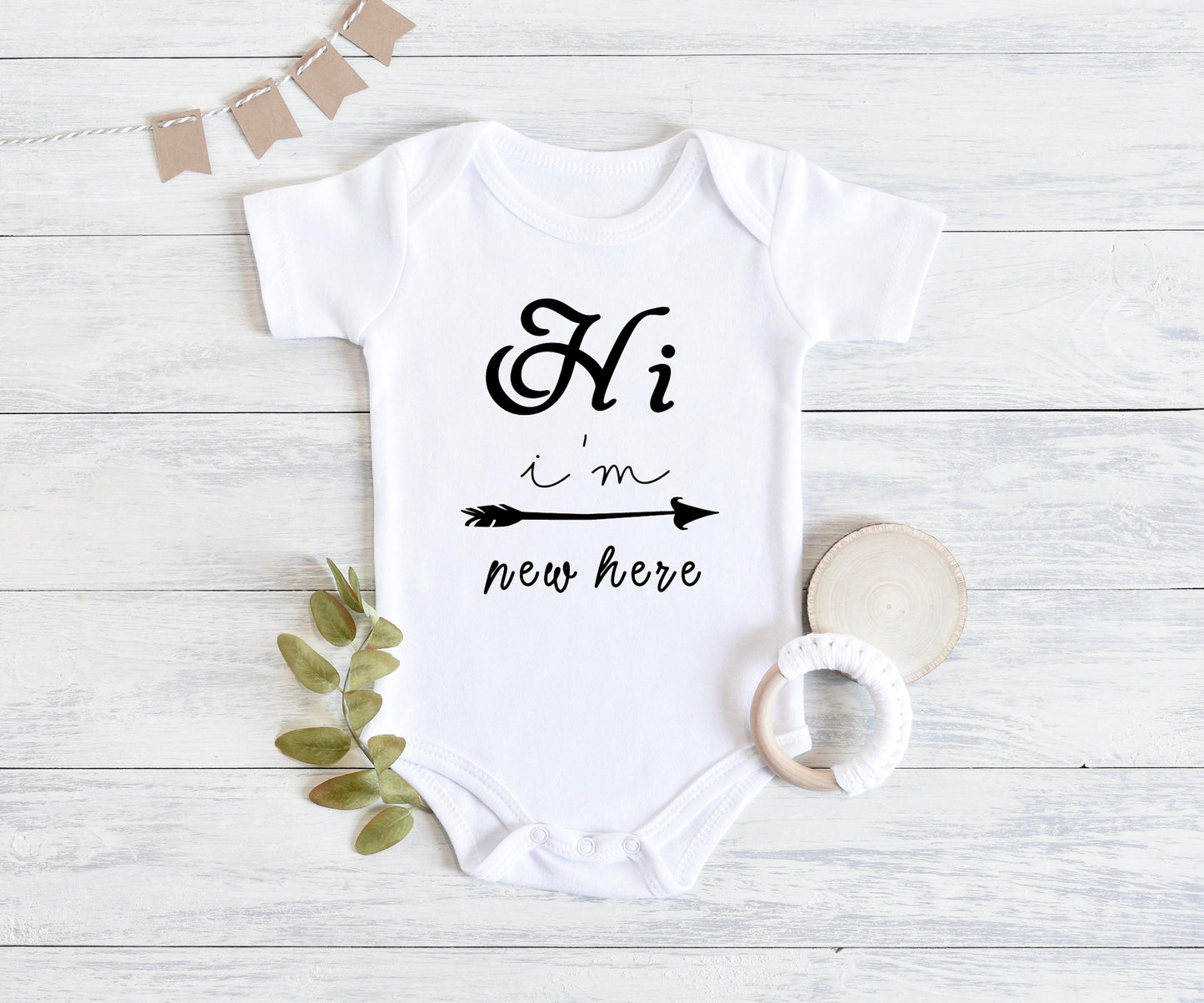 I'm New Here, Baby Coming Home Outfit, Newborn Coming Home Outfit, Baby Clothes, Personalized Newborn Outfit Baby Outfits