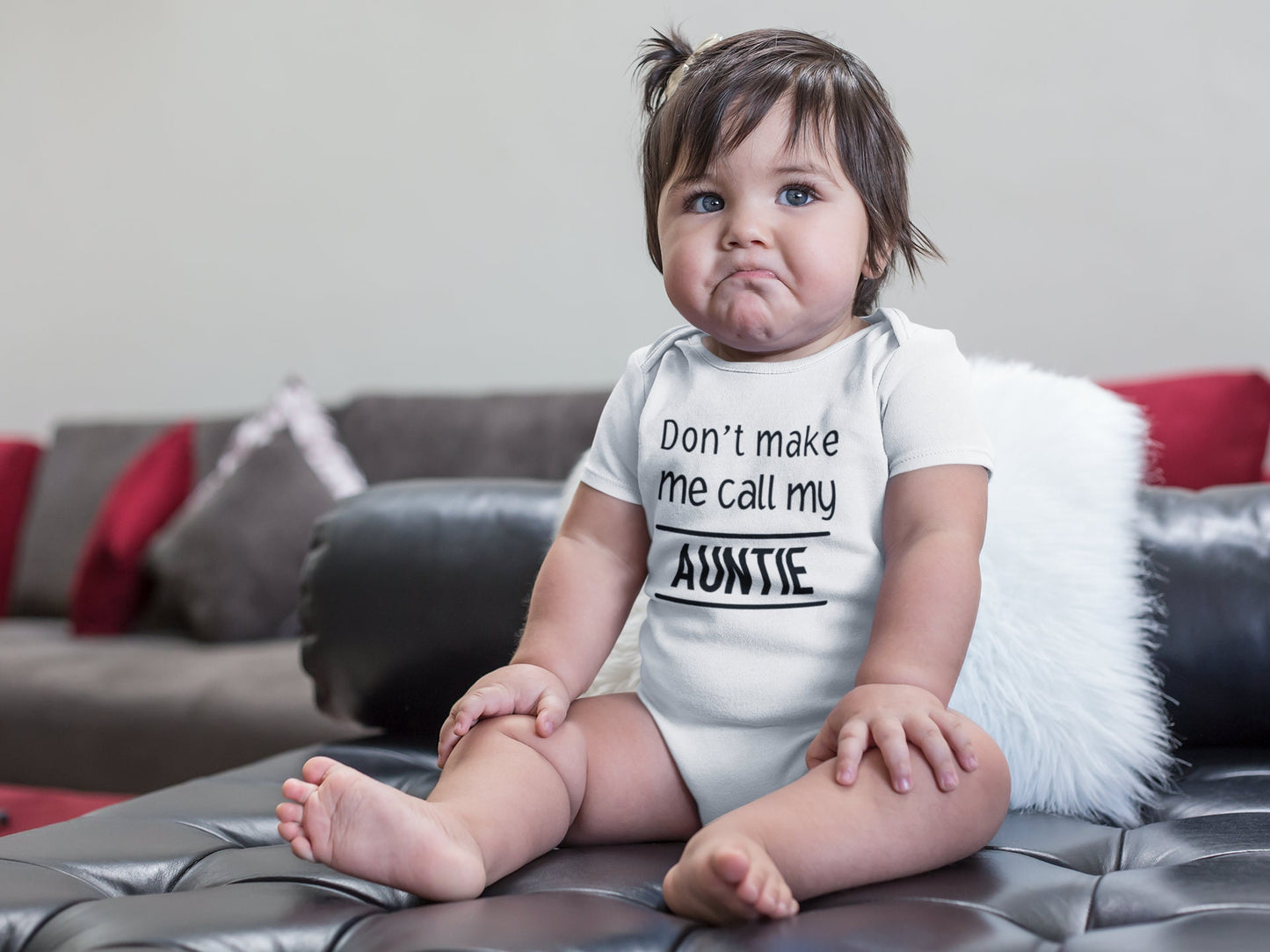 Don't Make me Call my Auntie Bodysuit,  Aunt Baby Shower Gift, Auntie's Baby, Unisex Bodysuit, Custom Bodysuit, Personalized Bodysuit