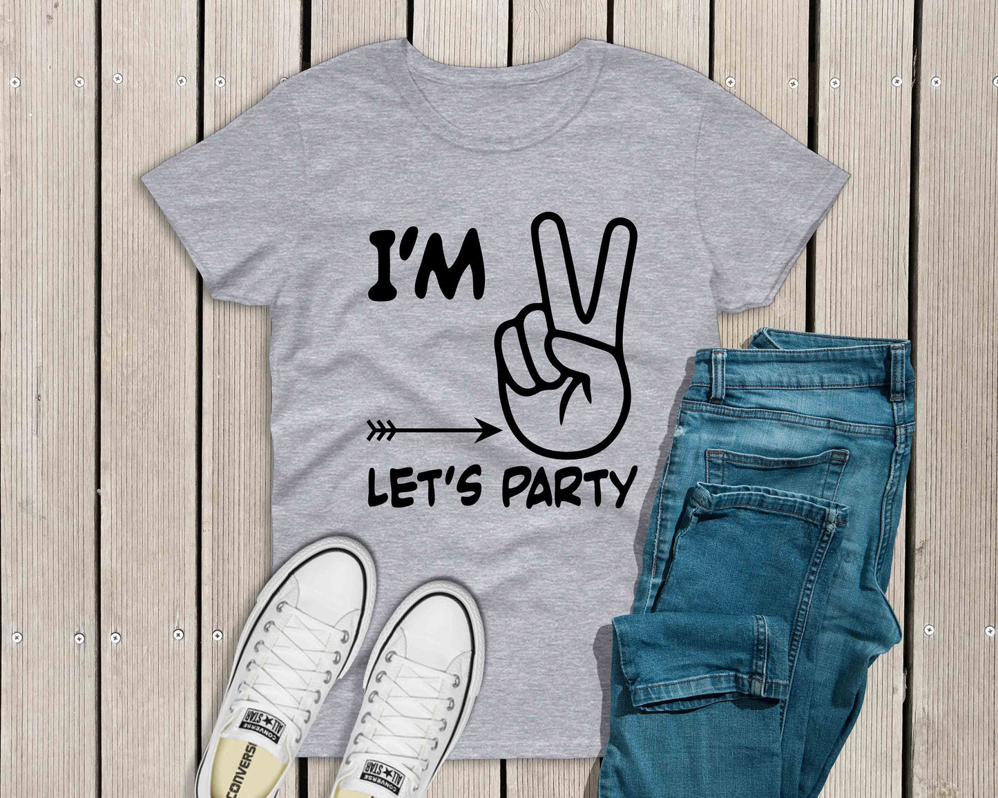 I'm Two Lets Party, 2nd Birthday Shirt, Second Birthday Shirt, 2nd Birthday Shirt, Second Birthday, Second Birthday, Unisex