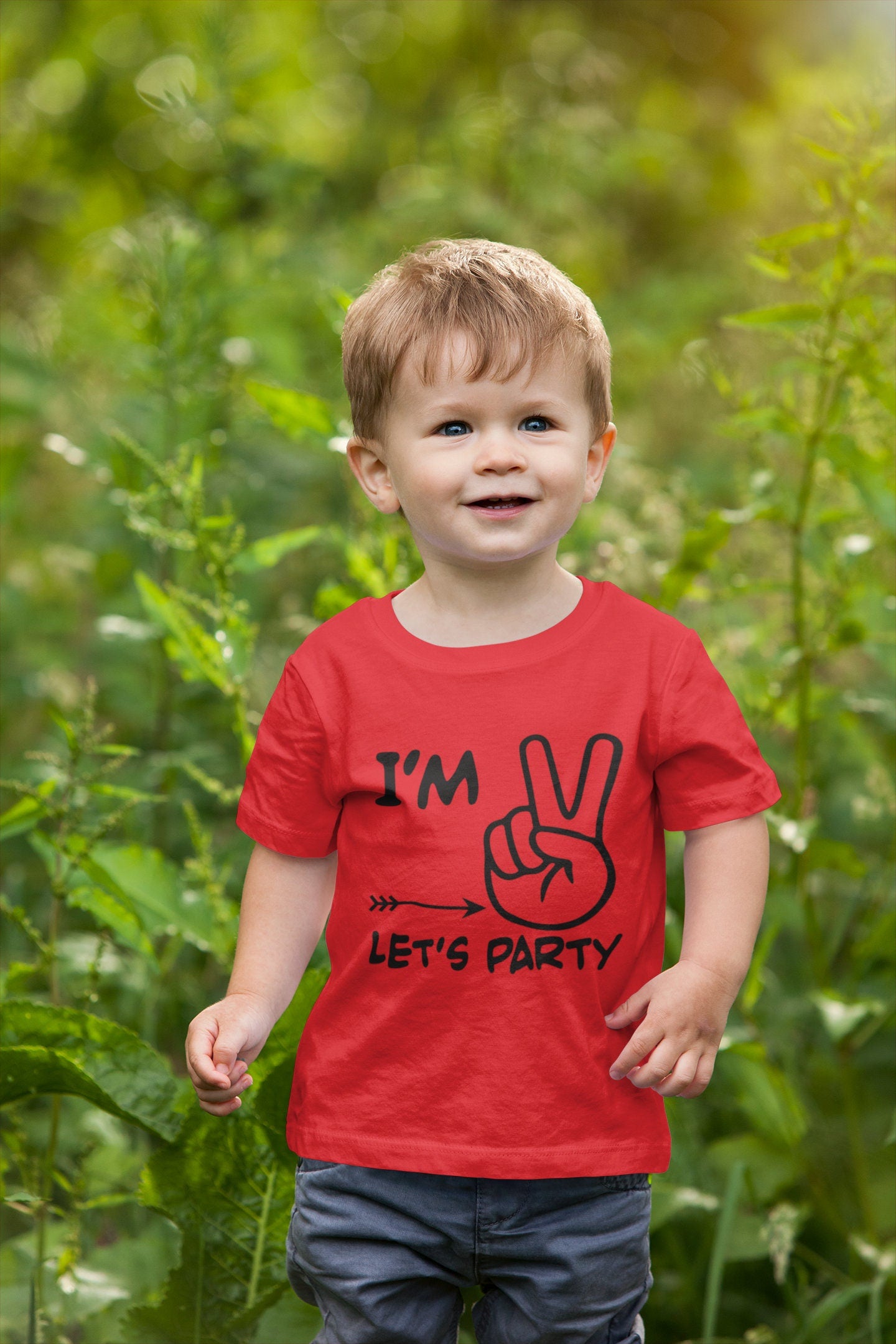 I'm Two Lets Party, 2nd Birthday Shirt, Second Birthday Shirt, 2nd Birthday Shirt, Second Birthday, Second Birthday, Unisex