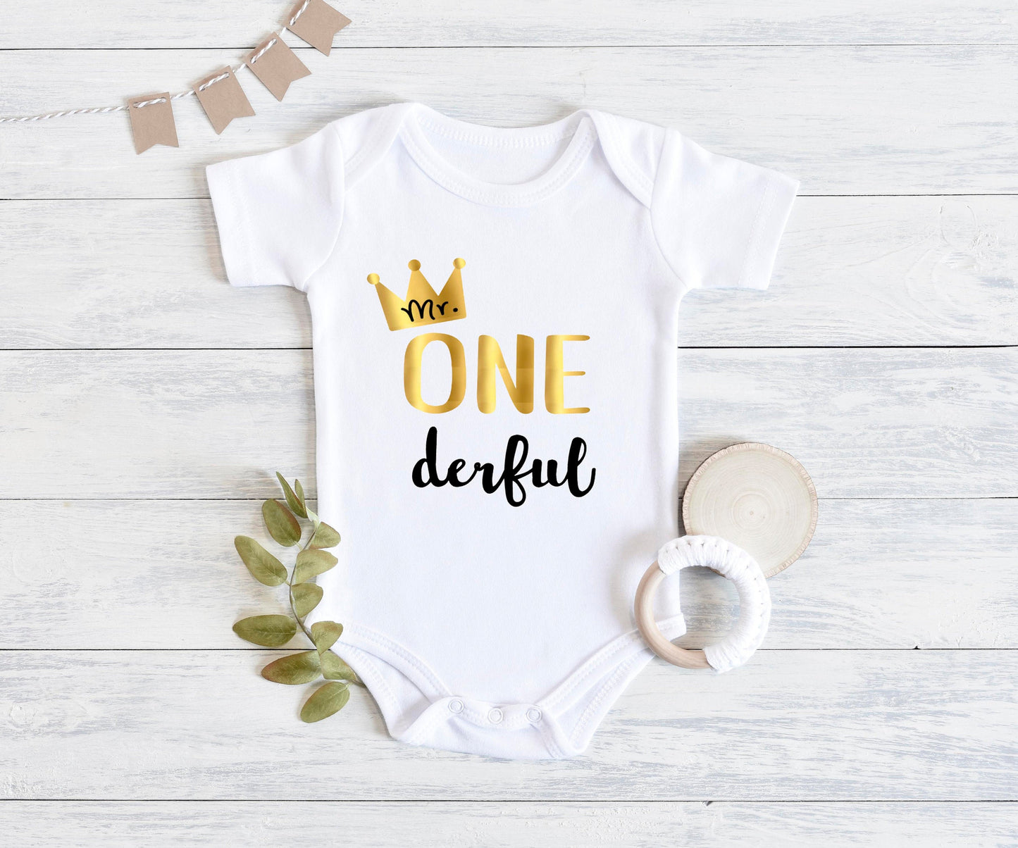 Mr Onederful Birthday Bodysuit, First Birthday Boy, 1st Birthday Boy Outfit, Mr Onederful, Birthday Gift, Personalized