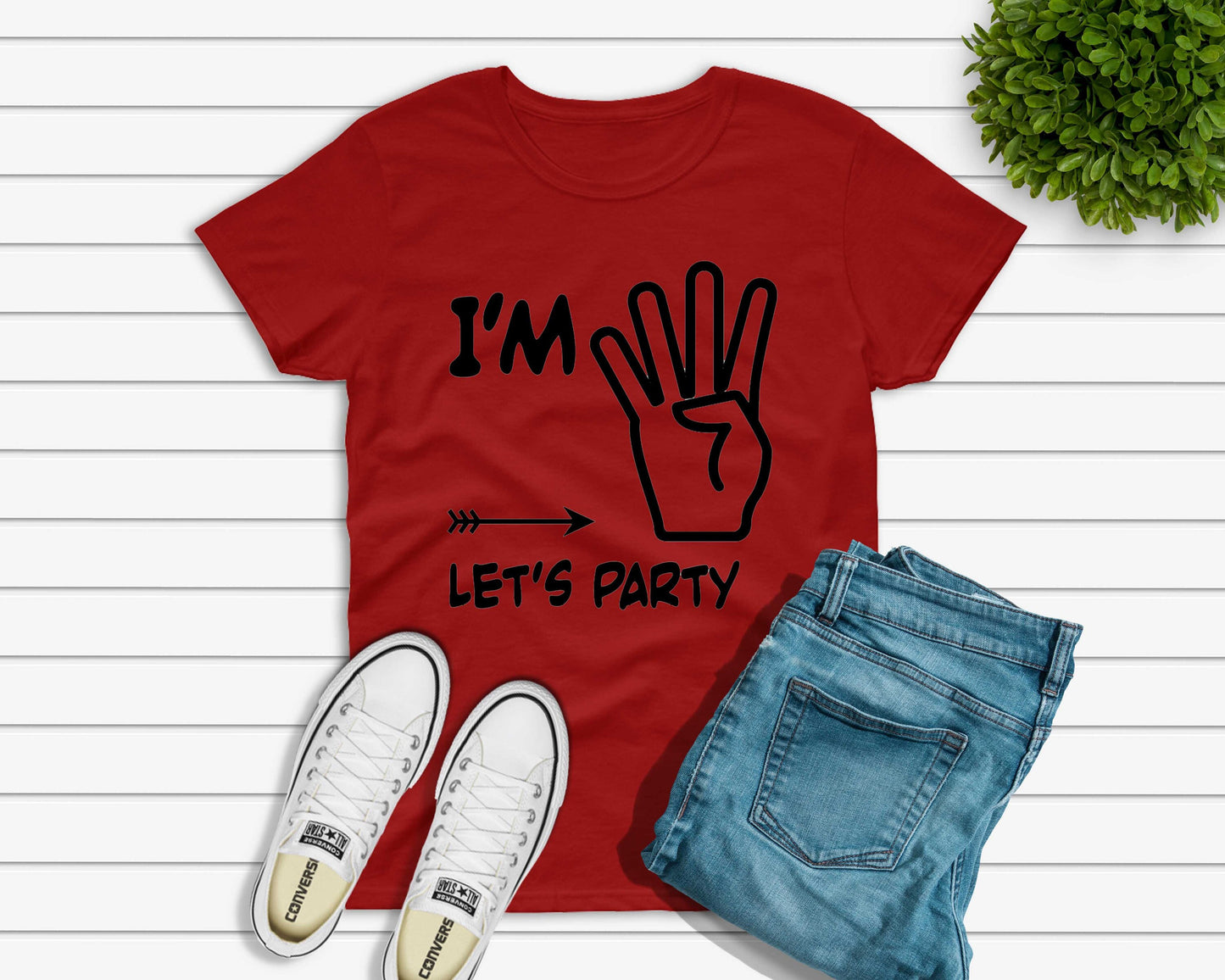 I'm Four Lets Party, 4th Birthday Shirt, Fourth Birthday Shirt, 4th Birthday Shirt, Fourth Birthday, Fourth Birthday, Unisex