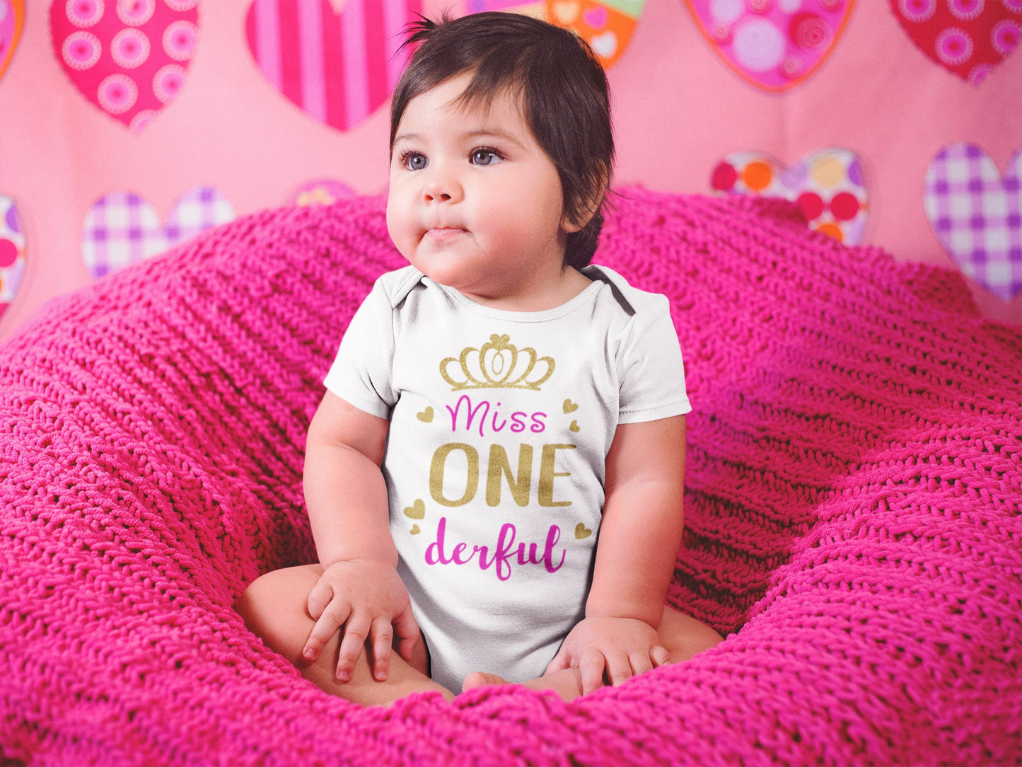 Miss Onederful Birthday Bodysuit, First Birthday Girl Shirt, 1st Birthday Girl Outfit, Miss Onederful Birthday, First Birthday