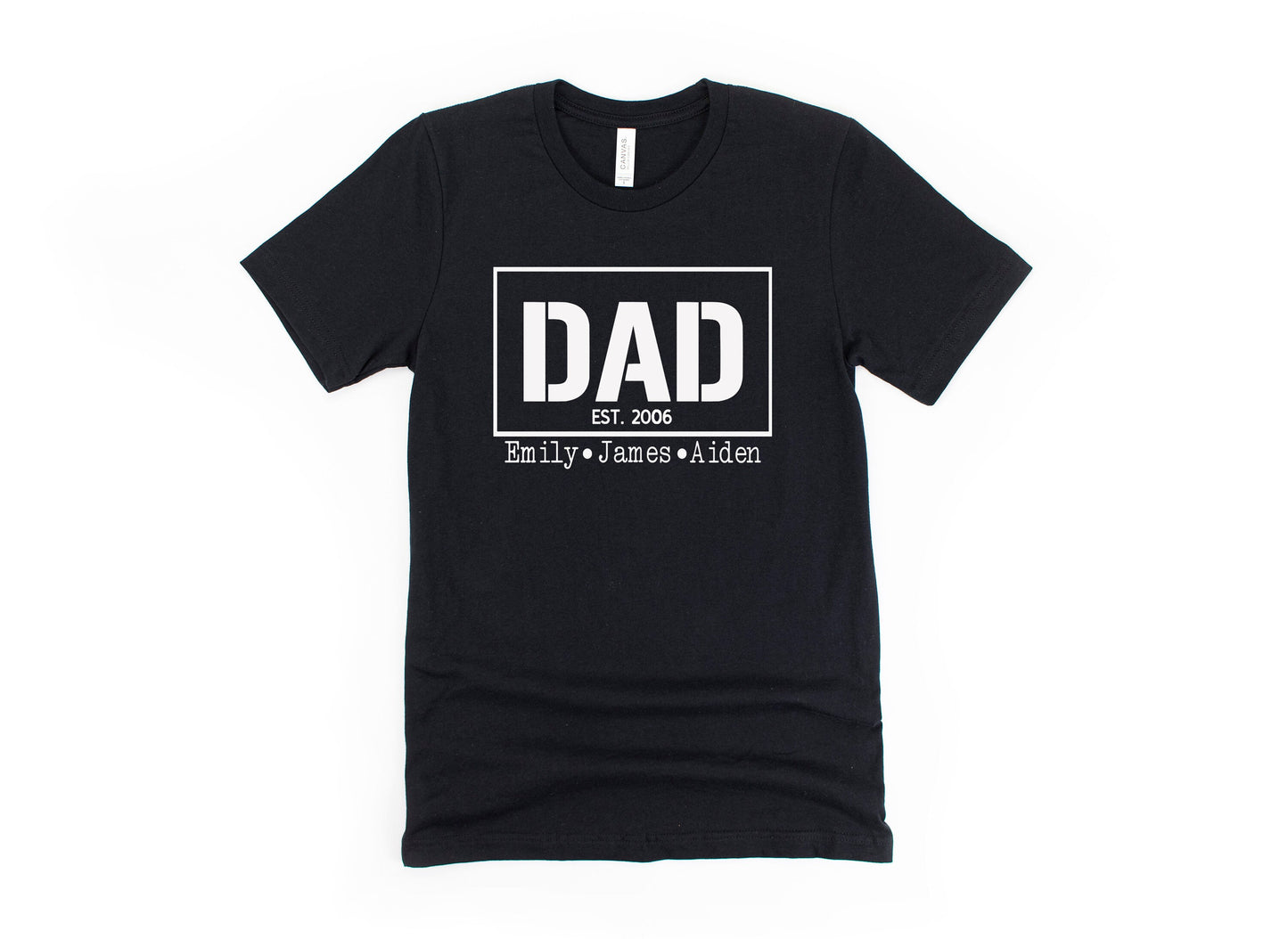Dad Est Shirt, Father's Day Personalized, Father's Day Shirt, Father's Day Gift For Him, Father's Day Gift, Gift For Dad