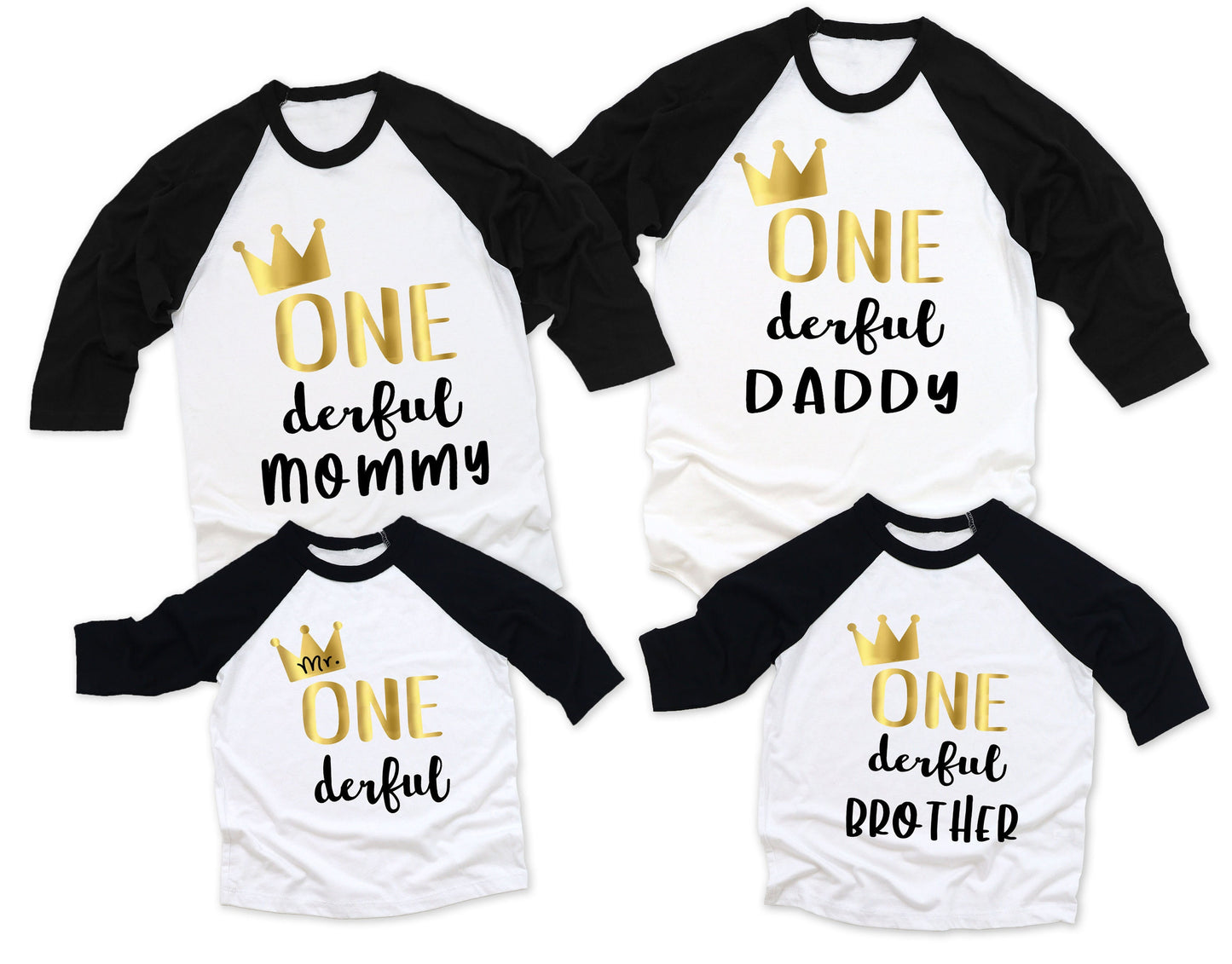 Mr Onederful Family Set, Personalized, 1st Birthday Shirt, Mr Onederful Birthday Bodysuit, First Birthday Boy, 1st Birthday Boy.