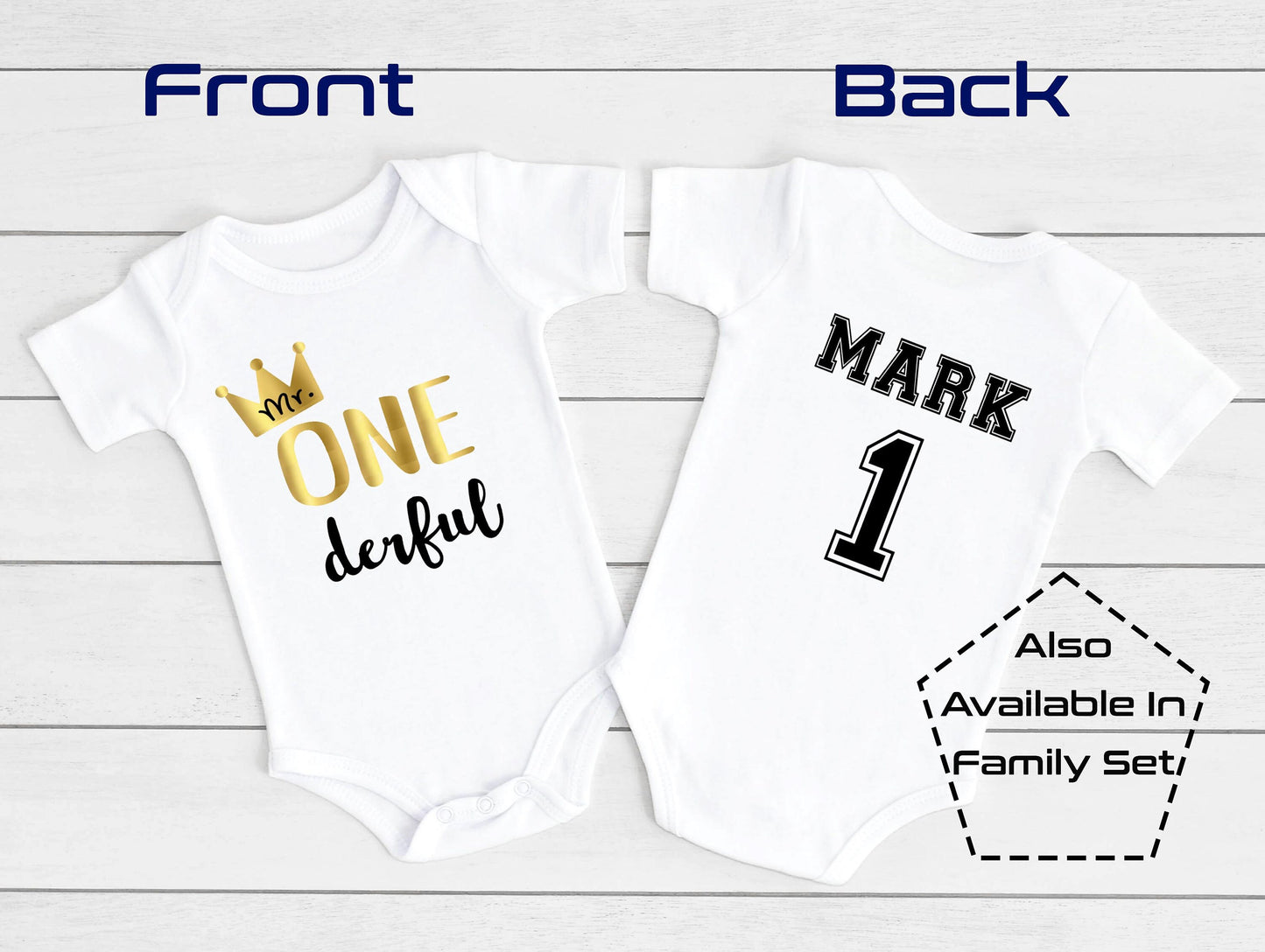 Mr Onederful Birthday Bodysuit, First Birthday Boy, 1st Birthday Boy Outfit, Mr Onederful, Birthday Gift, Personalized