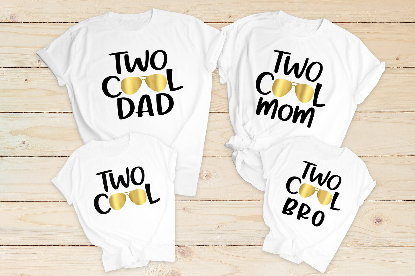 Two Cool Family Set, Personalized, 2nd Birthday Shirt, Two Cool Birthday Shirt, 2nd Birthday Shirt, Second Birthday, Second Birthday, Unisex