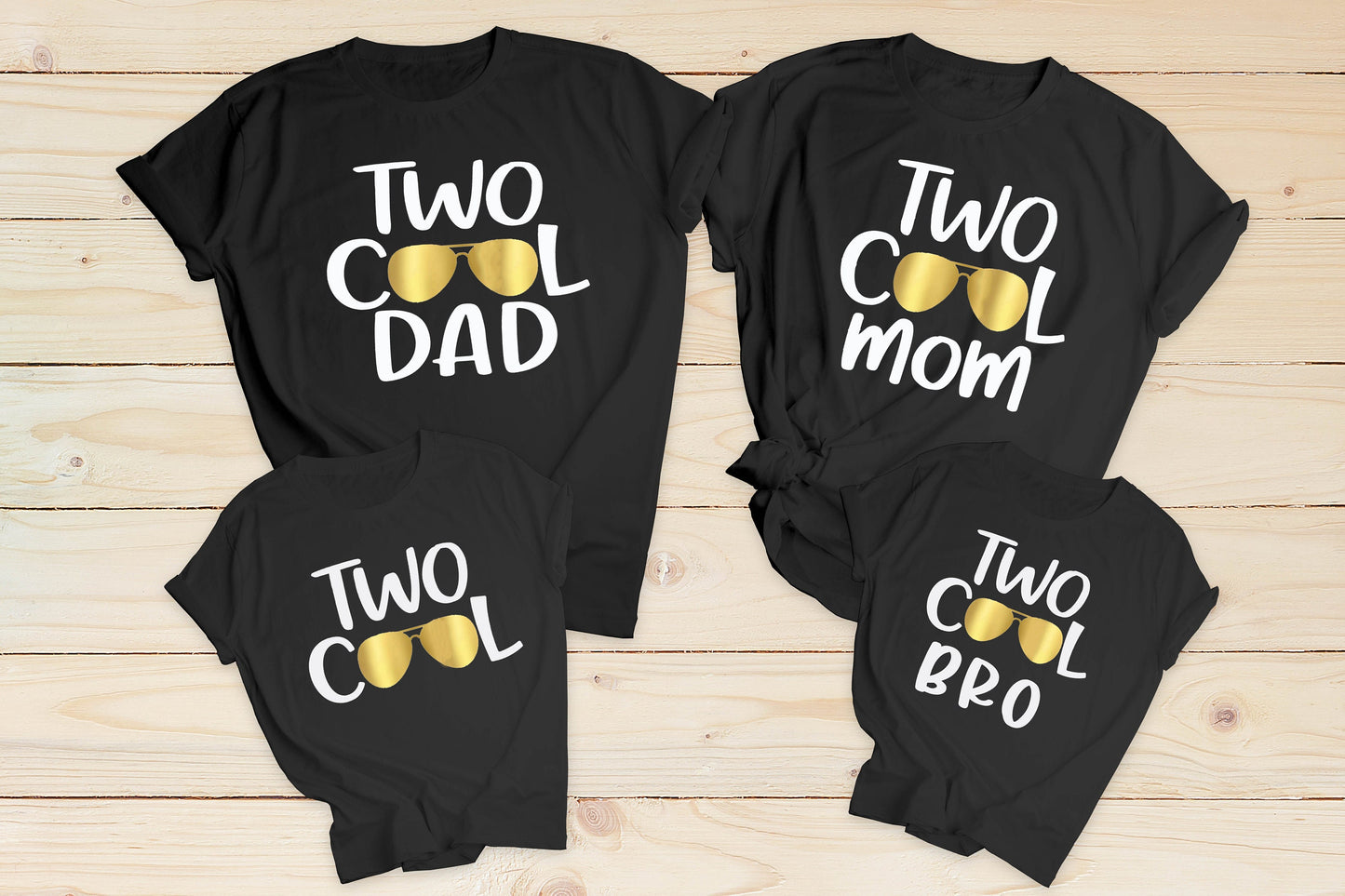 Two Cool Family Set, Personalized, 2nd Birthday Shirt, Two Cool Birthday Shirt, 2nd Birthday Shirt, Second Birthday, Second Birthday, Unisex