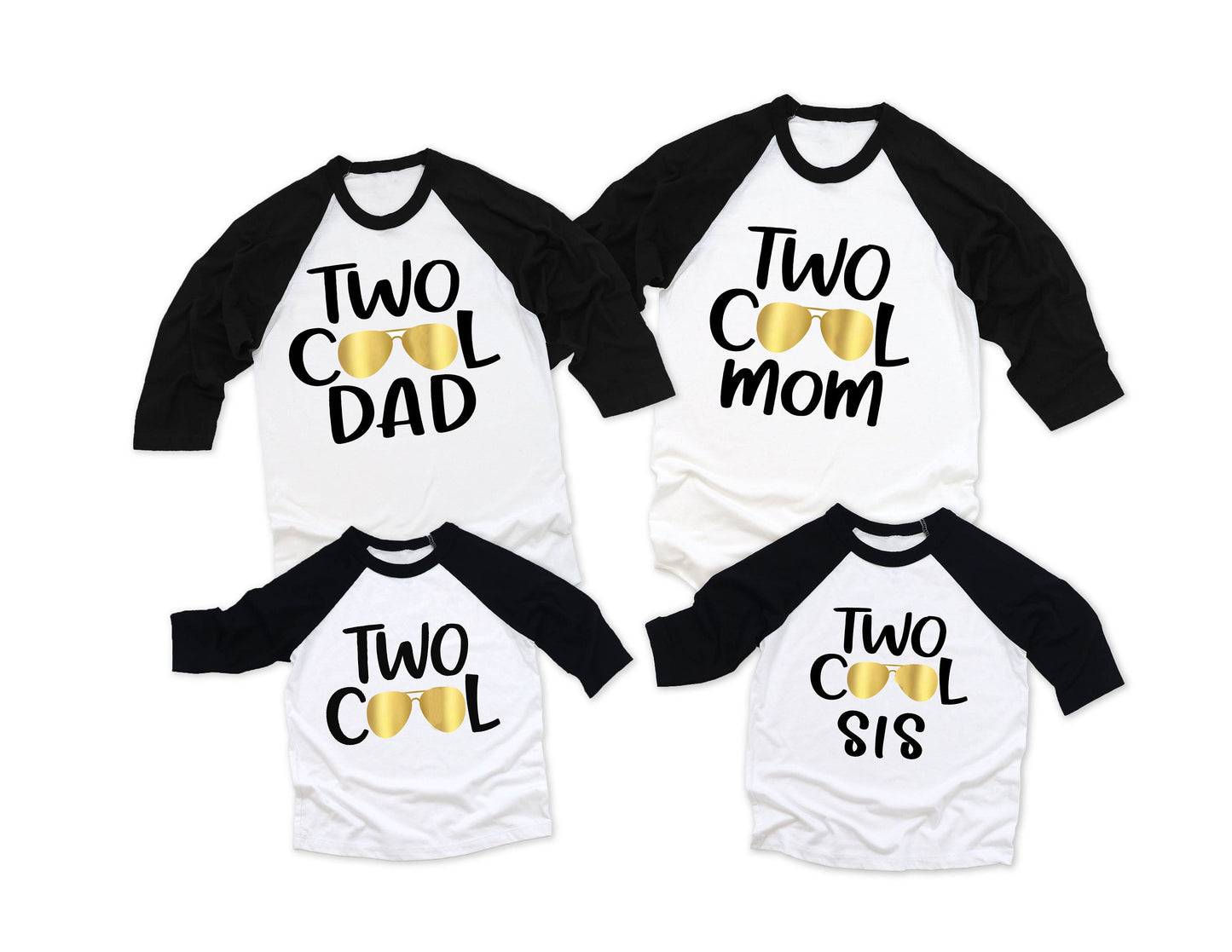 Two Cool Family Set, Personalized, 2nd Birthday Shirt, Two Cool Birthday Shirt, 2nd Birthday Shirt, Second Birthday, Second Birthday, Unisex