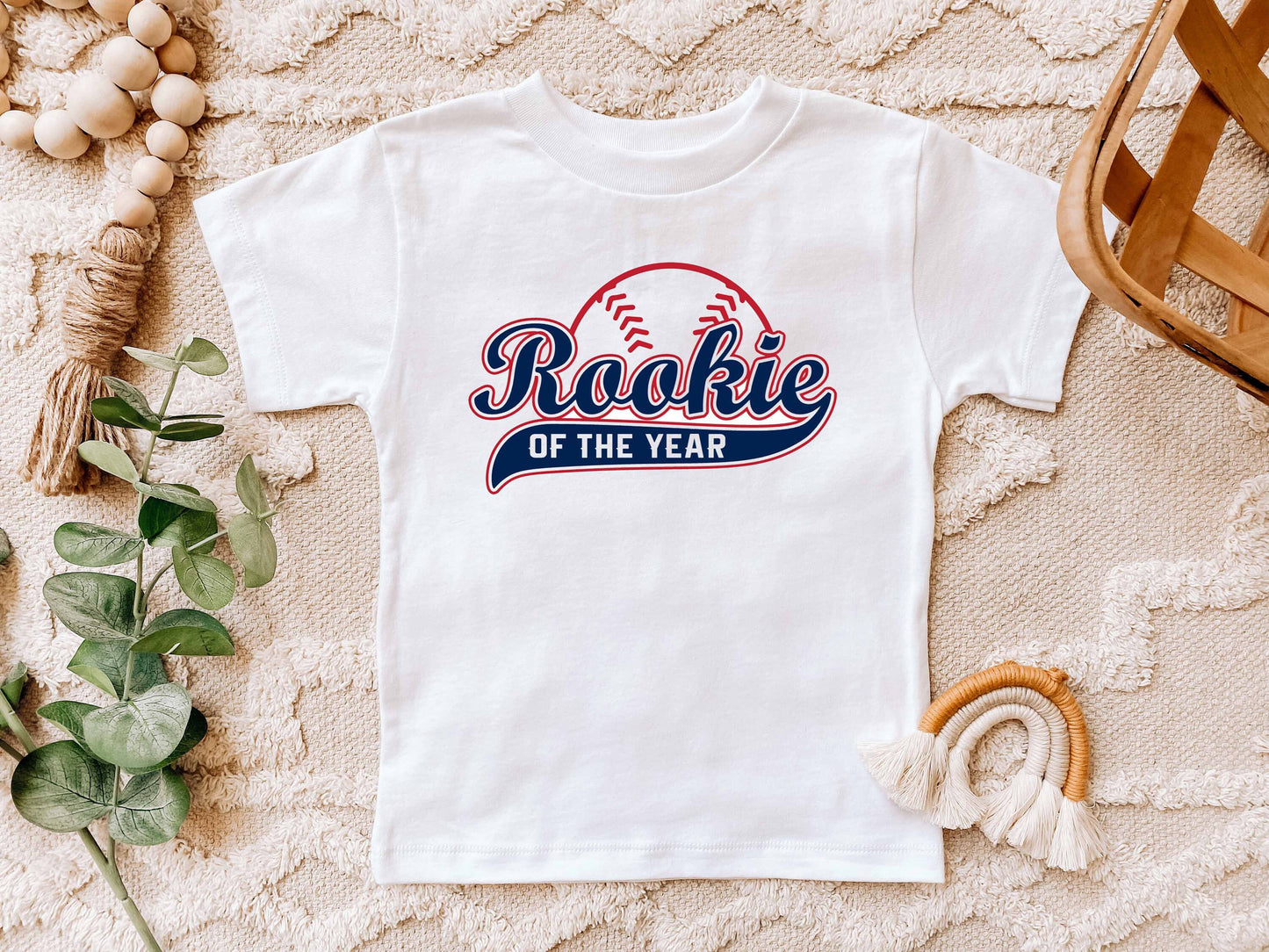 Rookie Of The Year 1st Birthday Shirt, Boys Baseball Birthday Shirt, First Birthday Boy, 1st Birthday Boy, Birthday Gift, Personalized