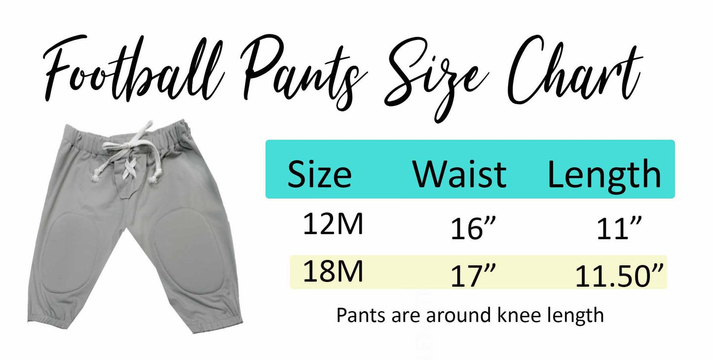 Toddler Football Pants, First Year Birthday Pants, 1st Birthday Football Pants, Football Pants, Birthday Pants, Football Birthday