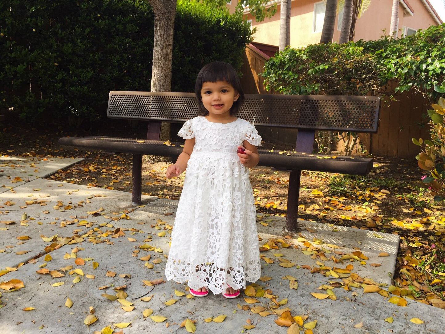 White Lace Baby Girl Dress, Baby Girl Cotton Dress, White Gown For Baby, Girls Baptism Dress, Newborn White Gown, Baby Girl Gift Ideas