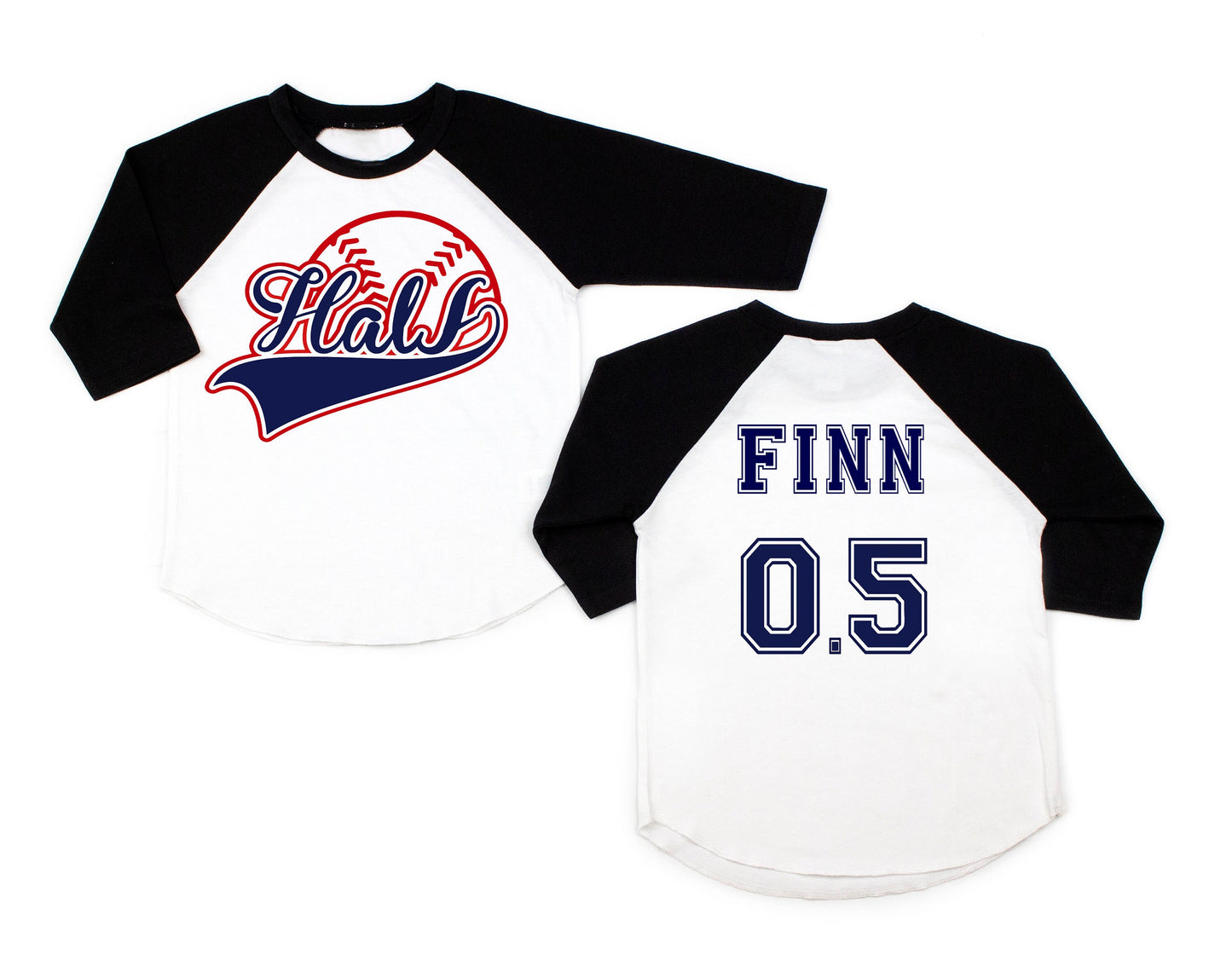 Half Birthday, Custom Baseball Half to First Birthday Shirt,  Its My Half Birthday, 6 Months Birthday, Cake Smash Outfit, Baseball Shirt