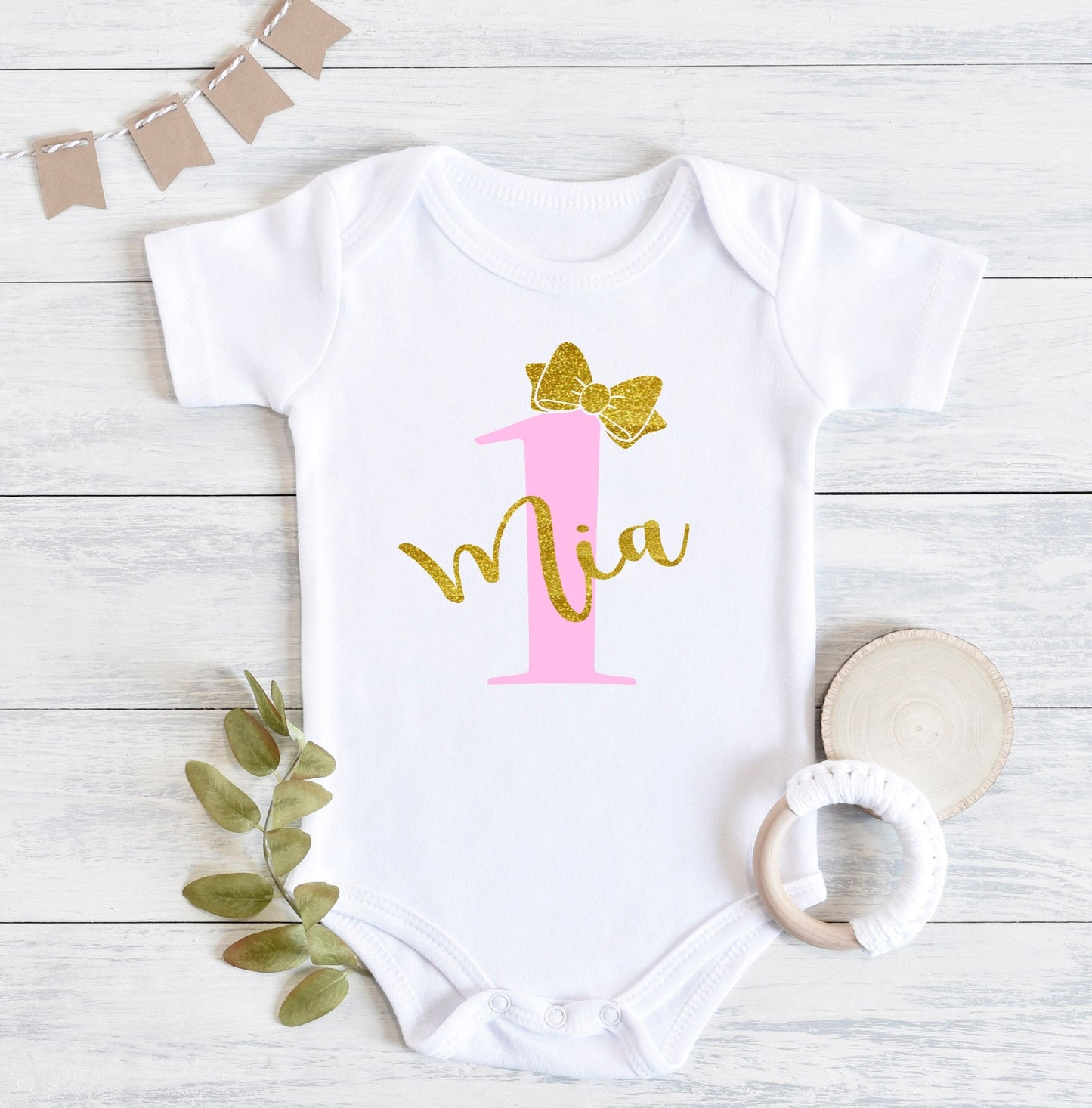 First Birthday Outfit, 1st Birthday Girl Outfit, Name with Glitter Gold, Cake Smash Tutu, 1st Birthday Outfit, Personalized