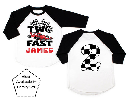 Two Fast Birthday T-shirt, 2nd Birthday Shirt, Second Birthday Shirt, 2nd Birthday Shirt, Second Birthday, Second Birthday, Unisex