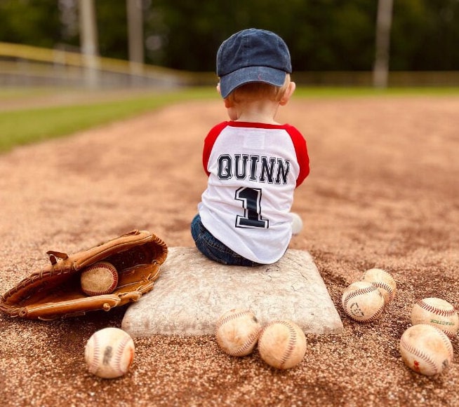 Rookie Of The Year 1st Birthday Shirt, Boys Baseball Birthday Shirt, First Birthday Boy, 1st Birthday Boy, Birthday Gift, Personalized