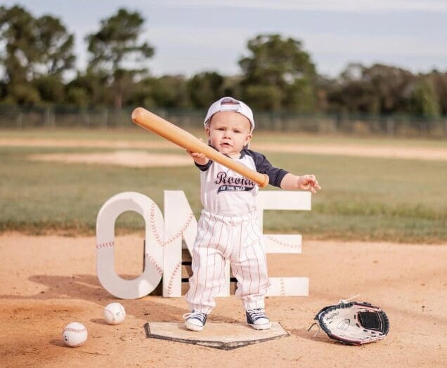 first birthday baseball tshirt