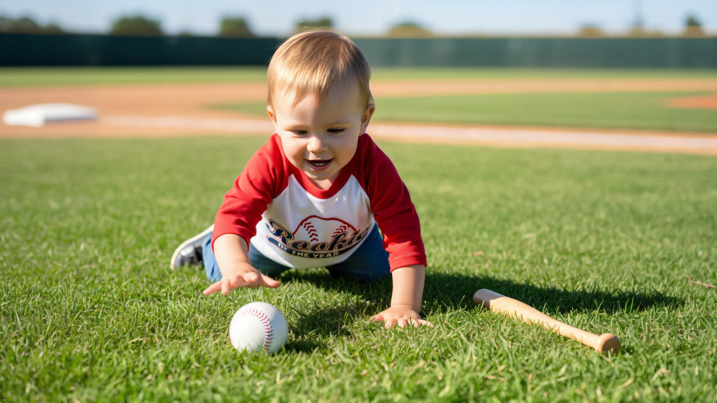 Rookie Of The Year 1st Birthday Shirt, Boys Baseball Birthday Shirt, First Birthday Boy, 1st Birthday Boy, Birthday Gift, Personalized