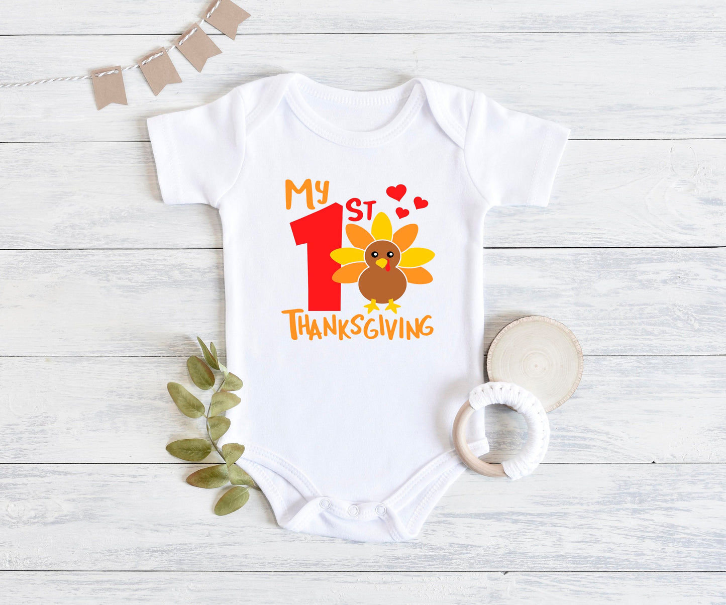 My 1st Thanksgiving, Thanksgiving Bodysuit, My First Thanksgiving, Turkey, Thanksgiving Baby Bodysuit, Fall Outfit, Unisex Bodysuit