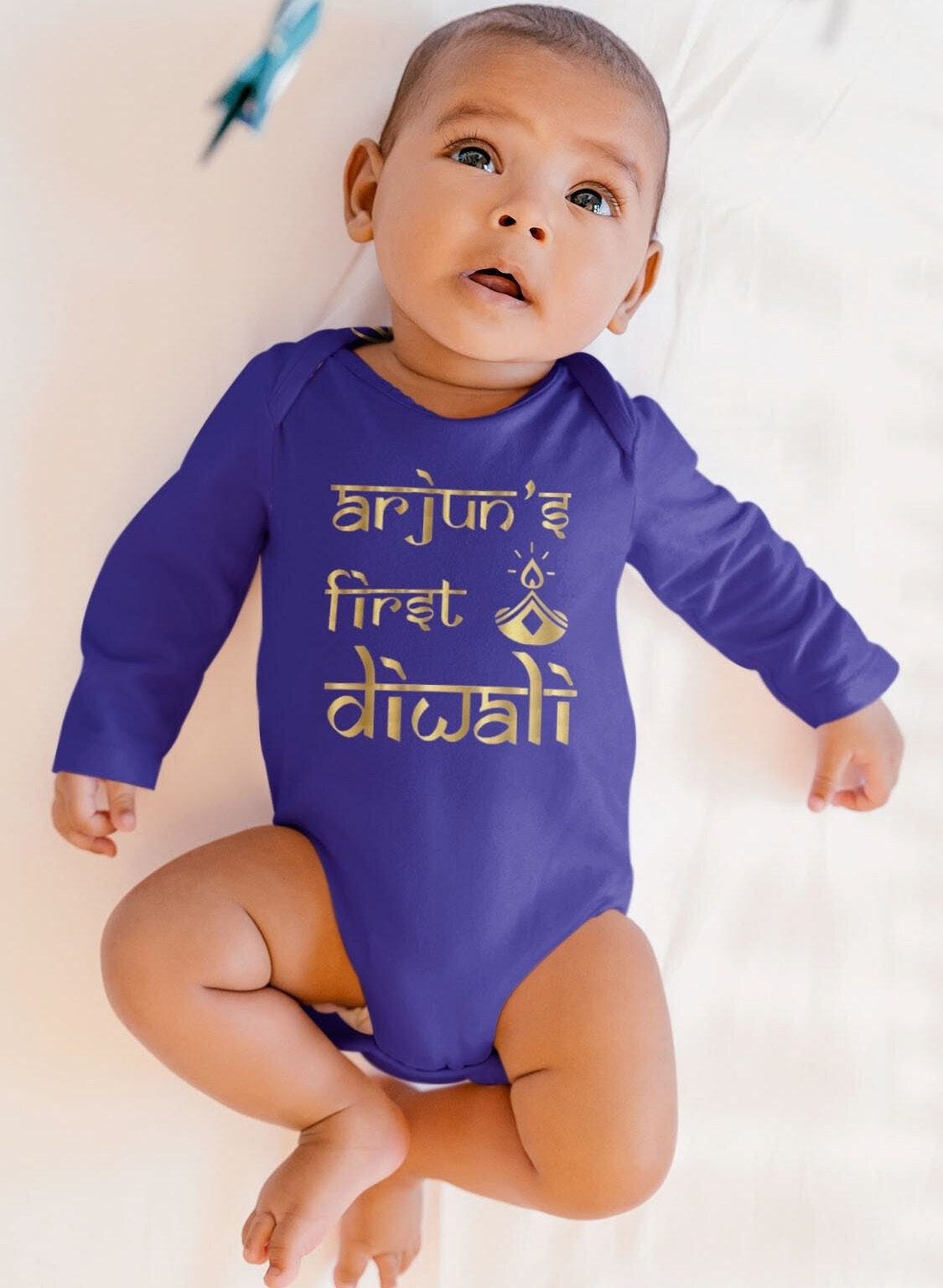 My First Diwali, Personalized Diwali Bodysuit, My 1st Diwali, Kurta Bodysuit, Indian Diwali Wear, Baby Bodysuit, Unisex Bodysuit